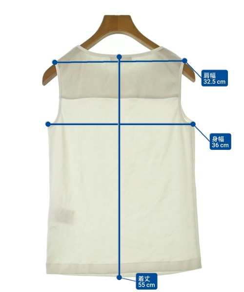 FABIANA FILIPPI（ファビアナフィリッピ）ノースリーブ 白 サイズ:S レディース/2200655567530