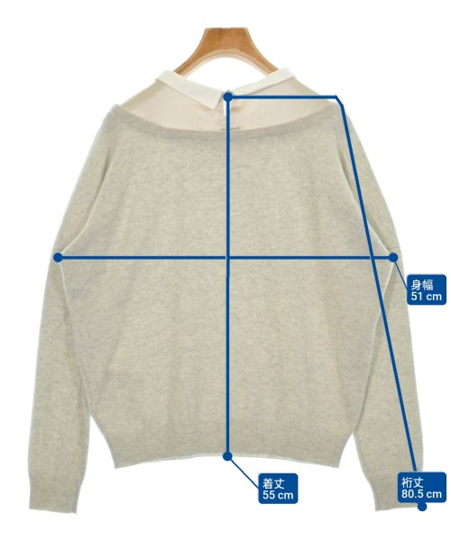 FABIANA FILIPPI（ファビアナフィリッピ）ニット・セーター グレー サイズ:40(M位) レディース/2200660383026