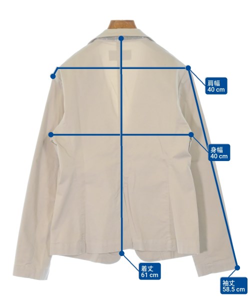 FABIANA FILIPPI（ファビアナフィリッピ）テーラードジャケット グレー サイズ:42(S位) レディース/2200669510225