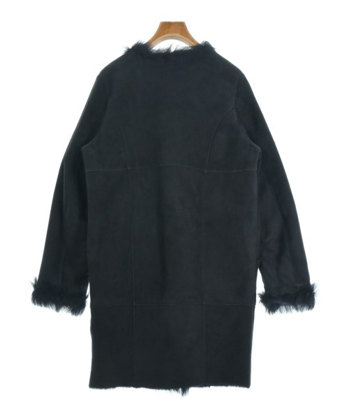 Owen Barry（オーウェンバリー）ムートンコート 紺 サイズ:36(XS位) レディース/2200627526039