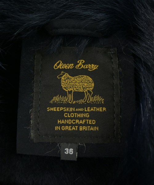 Owen Barry（オーウェンバリー）ムートンコート 紺 サイズ:36(XS位) レディース/2200627526039