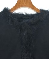 Owen Barry（オーウェンバリー）ムートンコート 紺 サイズ:36(XS位) レディース/2200627526039