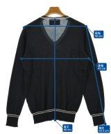 CHRISTIANO FiSSORE（クリスティアーノ　フィッソーレ）ニット・セーター 紺 サイズ:44(S位) メンズ/2200634799037