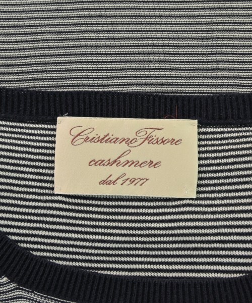 CHRISTIANO FiSSORE（クリスティアーノ　フィッソーレ）ニット・セーター 黒 サイズ:44(S位) メンズ/2200634799044