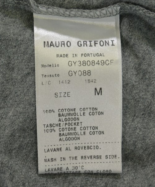 M.GRIFONI（エム　グリフォーニ）Tシャツ・カットソー グレー サイズ:M メンズ/2200720372236