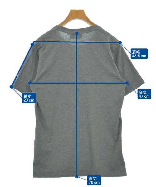 M.GRIFONI（エム　グリフォーニ）Tシャツ・カットソー グレー サイズ:M メンズ/2200720372236