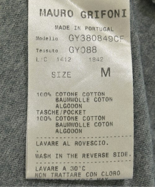 M.GRIFONI（エム　グリフォーニ）Tシャツ・カットソー グレー サイズ:M メンズ/2200720372243
