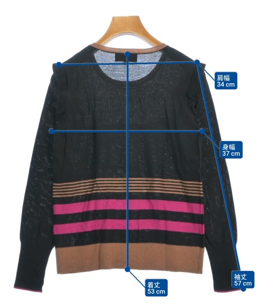 SONIA RYKIEL Collection（ソニア　リキエル　コレクション）ニット・セーター 黒 サイズ:38(S位) レディース/2200613158503