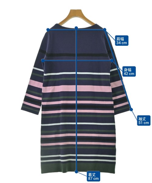 SONIA RYKIEL Collection（ソニア　リキエル　コレクション）ワンピース 紺 サイズ:38(M位) レディース/2200675683050