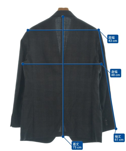 THE GIGI（ザ　ジジ）テーラードジャケット グレー サイズ:50(XL位) メンズ/2200647313053