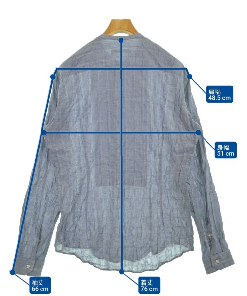 THE GIGI（ザ　ジジ）カジュアルシャツ 青 サイズ:F メンズ/2200647054130