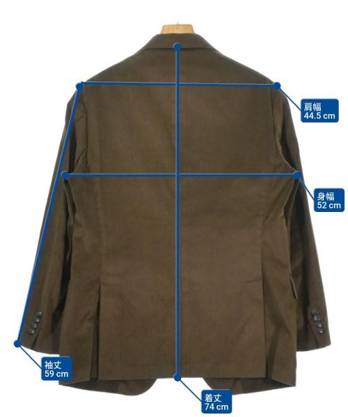 THE GIGI（ザ　ジジ）カジュアルジャケット カーキ サイズ:50(XL位) メンズ/2200667884182