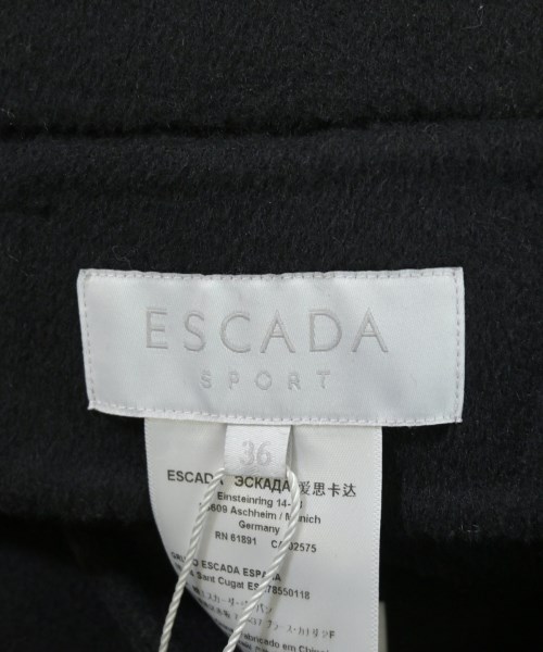 ESCADA SPORT（エスカーダースポーツ）コート 黒 サイズ:36(XS位) レディース/2200674018037