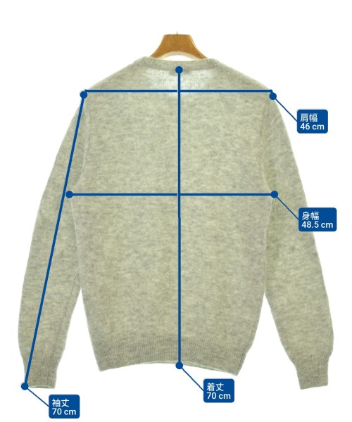 HERITAGE（ヘリテージ）ニット・セーター グレー サイズ:S メンズ/2200678834053