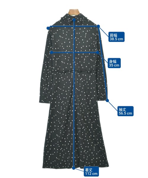 jun ashida（ジュン　アシダ）ワンピース 黒 サイズ:7(S位) レディース/2200630262023