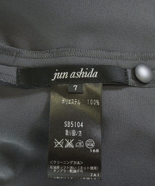 jun ashida（ジュン　アシダ）ブラウス グレー サイズ:7(S位) レディース/2200670084142