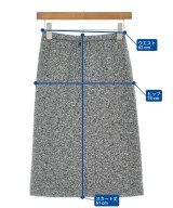 jun ashida（ジュン　アシダ）ひざ丈スカート 黒 サイズ:5(XS位) レディース/2200677359014