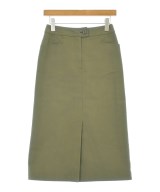 jun ashida（ジュン　アシダ）ロング・マキシ丈スカート カーキ サイズ:7(S位) レディース/2200677359021
