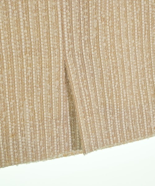 jun ashida（ジュン　アシダ）ひざ丈スカート ベージュ サイズ:7(S位) レディース/2200649963010