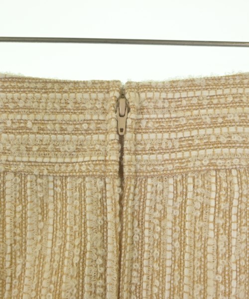 jun ashida（ジュン　アシダ）ひざ丈スカート ベージュ サイズ:7(S位) レディース/2200649963010