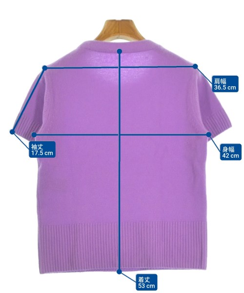 jun ashida（ジュン　アシダ）ニット・セーター 紫 サイズ:M レディース/2200649963065