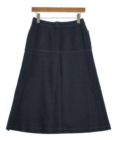 jun ashida（ジュン　アシダ）ロング・マキシ丈スカート 紺 サイズ:7(S位) レディース/2200660383019