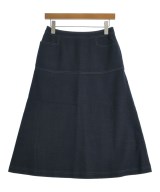 jun ashida（ジュン　アシダ）ロング・マキシ丈スカート 紺 サイズ:7(S位) レディース/2200660383019