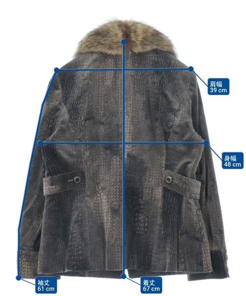 jun ashida（ジュン　アシダ）その他 茶 サイズ:13(XL位) レディース/2200658061073