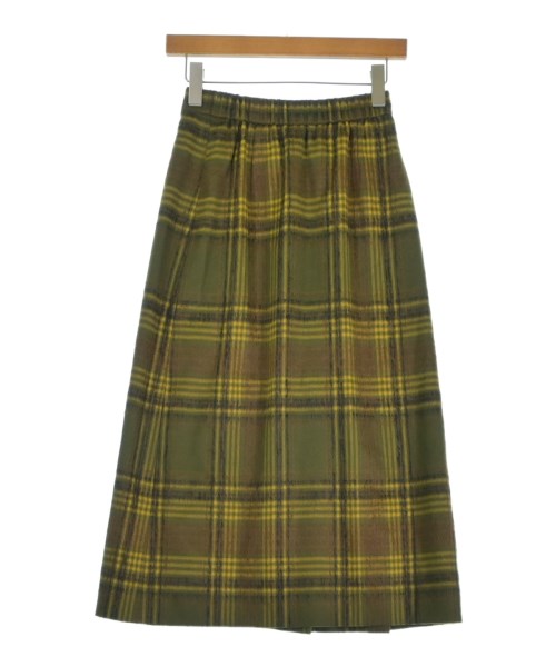 jun ashida（ジュン　アシダ）ロング・マキシ丈スカート カーキ サイズ:7(S位) レディース/2200639038063