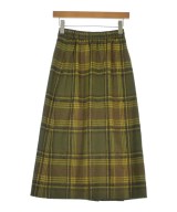 jun ashida（ジュン　アシダ）ロング・マキシ丈スカート カーキ サイズ:7(S位) レディース/2200639038063