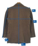 jun ashida（ジュン　アシダ）テーラードジャケット 茶 サイズ:7(S位) レディース/2200667485020