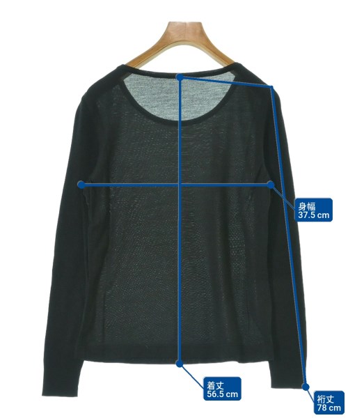 jun ashida（ジュン　アシダ）Tシャツ・カットソー 黒 サイズ:S レディース/2200666142054