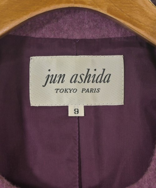 jun ashida（ジュン　アシダ）ノーカラージャケット 紫 サイズ:9(M位) レディース/2200736848015