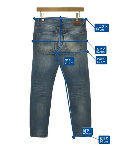 ENTRE AMIS（アントレ　アミ）デニムパンツ 青 サイズ:29(S位) メンズ/2200675919074