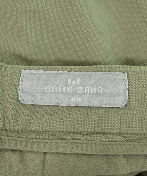 ENTRE AMIS（アントレ　アミ）スラックス カーキ サイズ:29(S位) メンズ/2200690702033