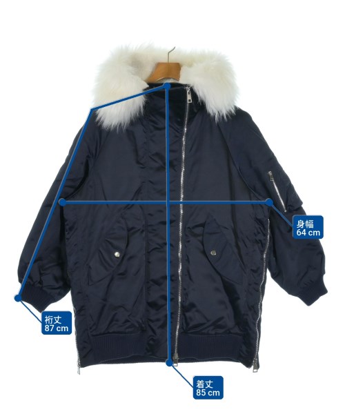 DONDUP（ダンダップ）ダウンコート 紺 サイズ:40(M位) レディース/2200642065063