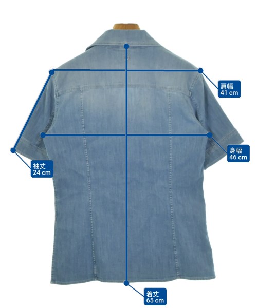 DONDUP（ダンダップ）カジュアルシャツ 青 サイズ:42(M位) レディース/2200643272033