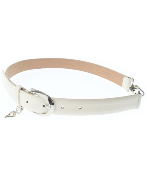 DONDUP(ダンダップ)ベルト 白 サイズ:75cm/2200659322159