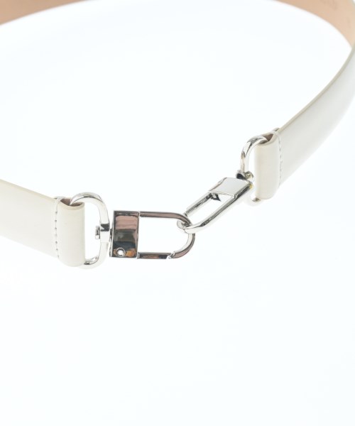 DONDUP（ダンダップ）ベルト 白 サイズ:75cm レディース/2200659322159