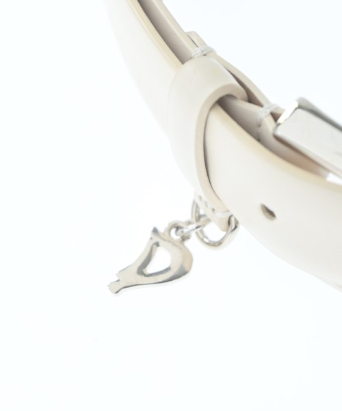 DONDUP（ダンダップ）ベルト 白 サイズ:75cm レディース/2200659322159