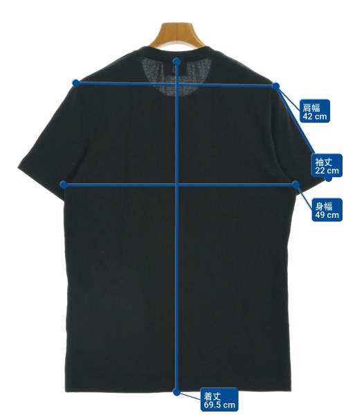 DONDUP（ダンダップ）Tシャツ・カットソー 黒 サイズ:L メンズ/2200714072111