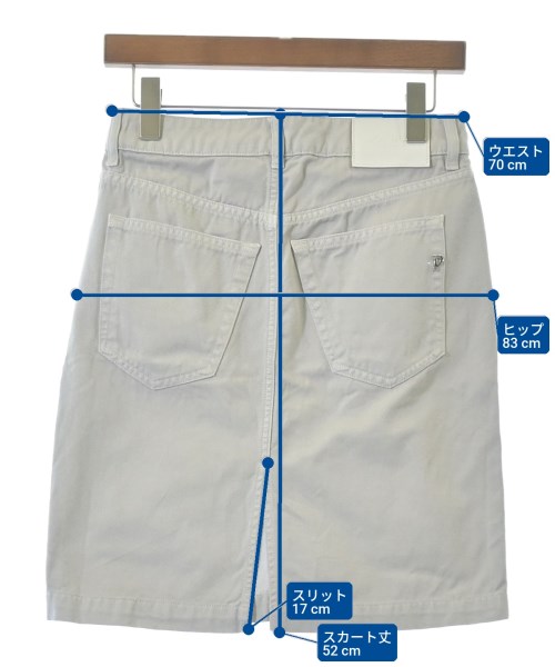 DONDUP（ダンダップ）ミニスカート グレー サイズ:25(S位) レディース/2200651049092
