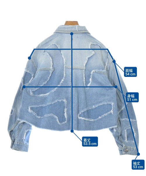 DONDUP（ダンダップ）デニムジャケット 青 サイズ:S レディース/2200653428048
