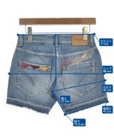 DONDUP（ダンダップ）ショートパンツ 青 サイズ:25(S位) レディース/2200668804028