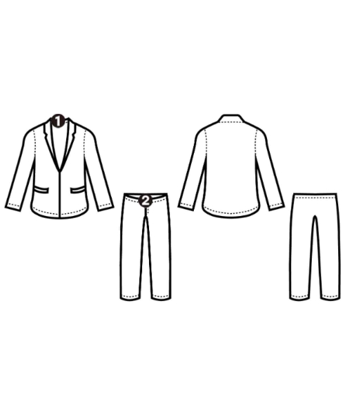 L.B.M.1911（エルビーエム１９１１）その他 グレー サイズ:42/42(XS位) メンズ/2200622302133