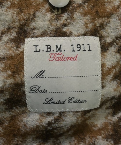 L.B.M.1911（エルビーエム１９１１）テーラードジャケット 茶 サイズ:46(M位) メンズ/2200624038030