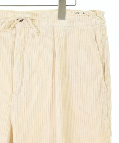 L.B.M.1911（エルビーエム１９１１）スラックス 白 サイズ:50(XL位) メンズ/2200646927220