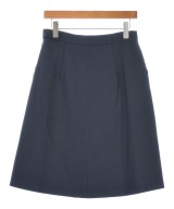 massimo alba（マッシモ　アルバ）ひざ丈スカート 紺 サイズ:42(L位) レディース/2200621808063