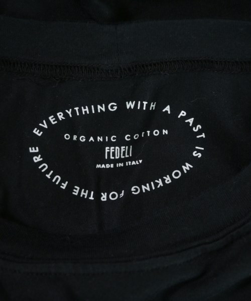 FEDELI（フェデーリ）Tシャツ・カットソー 黒 サイズ:48(L位) メンズ/2200607006278