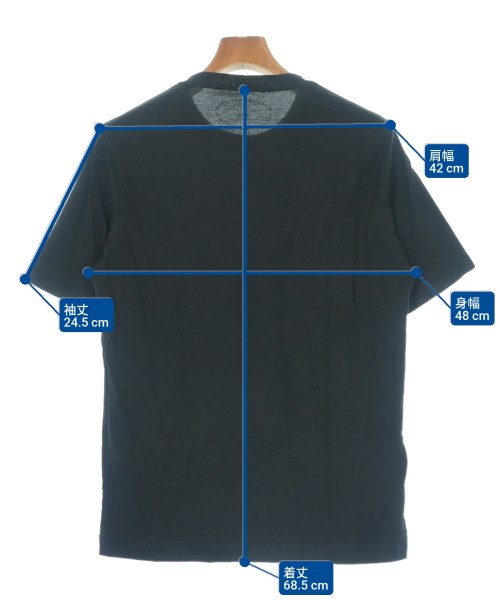 FEDELI（フェデーリ）Tシャツ・カットソー 黒 サイズ:48(L位) メンズ/2200607006278